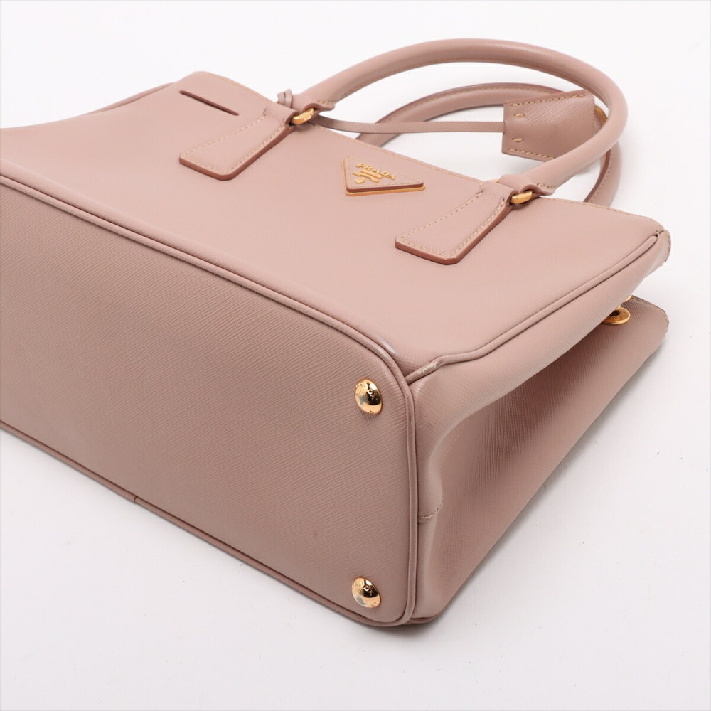 Prada bag blush pink Galleria tote Zip Double Saffiano Lux - Picture 3 of 8